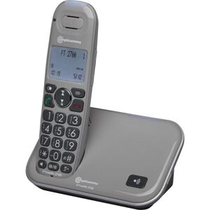 AMPLICOMMS PowerTel 2700 Cordless Phone, Silver/Grey