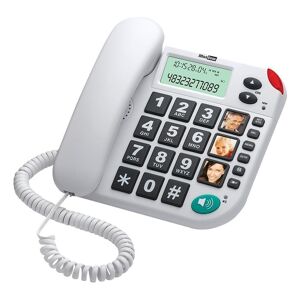 Maxcom KXT480W Corded Phone - White, White