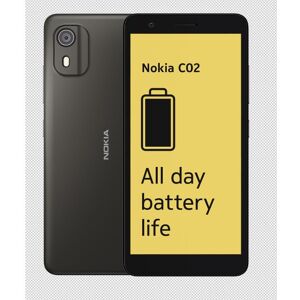 NOKIA C02 - 32 GB, Charcoal, Black