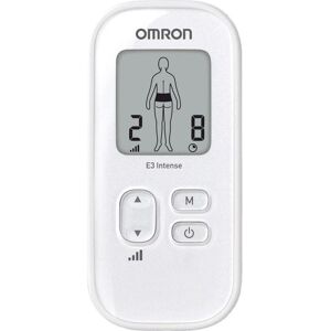 OMRON E3 Intense Portable TENS Device, White