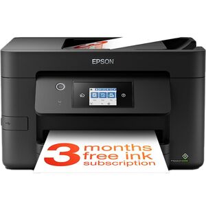 EPSON WorkForce Pro WF-3820DWF All-in-One Wireless Inkjet Printer with Fax, Black