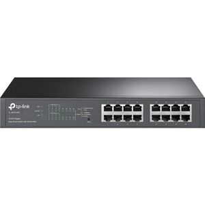 TP-LINK TL-SG1016PE Managed Network Switch - 16-port, Black