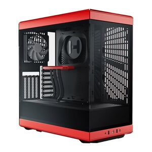 HYTE Y40 ATX Mid-Tower PC Case - Red, Red