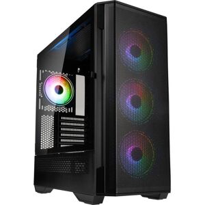 KOLINK Observatory Y Mesh ARGB E-ATX Mid-Tower PC Case - Black, Black