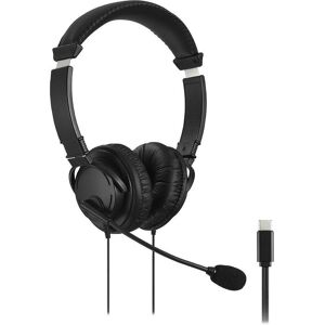 KENSINGTON K97457WW Headset - Black, Black