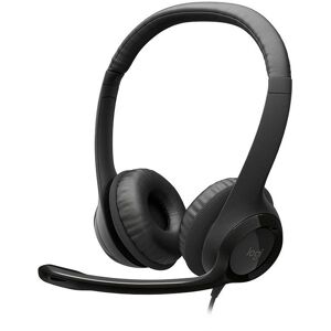 LOGITECH H390 Headset - Graphite, Black