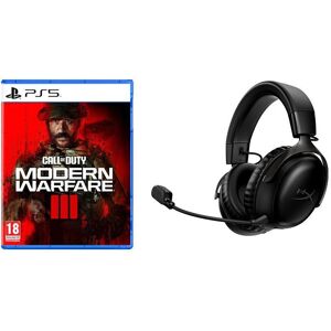 Hyperx Cloud III Wireless Gaming Headset (Black) & Call of Duty: Modern Warfare III Bundle, Black