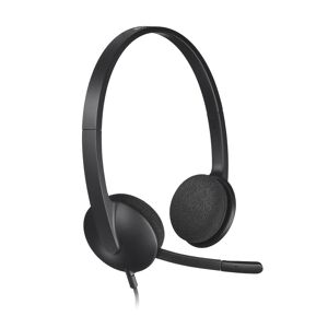 LOGITECH H340 USB Headset, Black