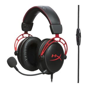 HYPERX Cloud Alpha Gaming Headset - Black & Red, Black