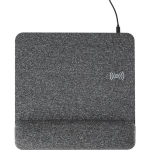 ALLSOP PowerTrack Plush Wireless Charging Mouse Mat - Grey