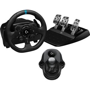 Logitech G923 PS4 & PC Racing Wheel, Pedals & Driving Force Shifter Bundle