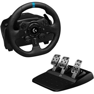 LOGITECH G923 Racing Wheel & Pedals - PS4 & PC, Black