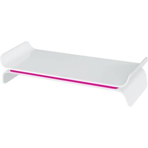 LEITZ Ergo WOW Monitor Stand - Pink & White