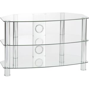 Ttap Vantage 800 TV Stand - Chrome, Silver/Grey