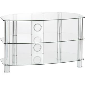 Ttap Vantage 1050 TV Stand - Chrome, Silver/Grey