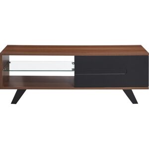 TTAP Miami 1050 mm TV Stand - Walnut, Clear,Brown,Black