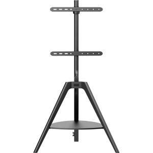 TTAP Tripod 765 mm TV Stand with Bracket - Black, Black