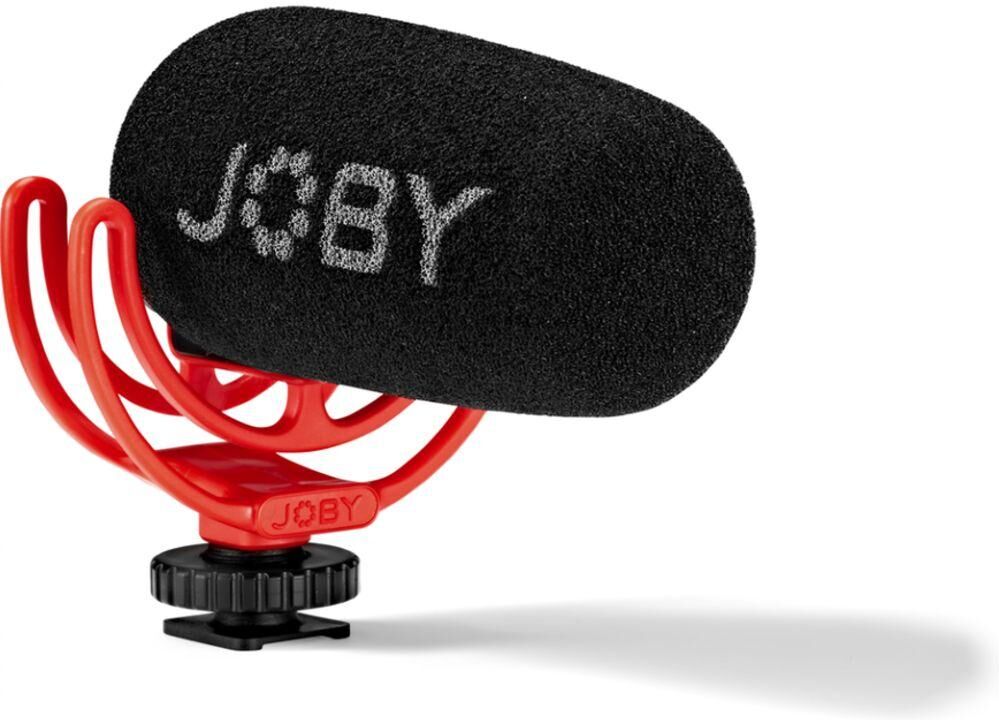 JOBY JB01675-BWW Wavo Vlogging Microphone, Red,Black