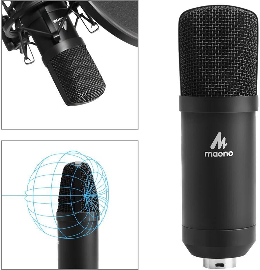 MAONO AU-A03 3.5 mm Jack Microphone - Black