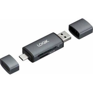 LOGIK LCRAC23 USB Type-C & USB 3.0 Memory Card Reader