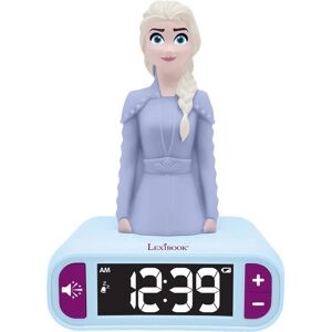 LEXIBOOK RL800FZ Nightlight Alarm Clock - Disney Frozen II, Purple,Blue