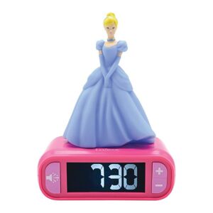LEXIBOOK RL800DP Nightlight Alarm Clock - Disney Princess, Pink,Blue