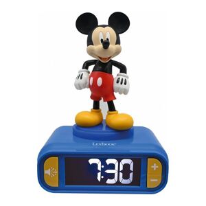 LEXIBOOK RL800MCH Nightlight Alarm Clock - Mickey Mouse, Black,Red,Blue