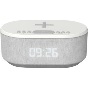 I-BOX Dawn 79224PI/03 FM Bluetooth Clock Radio - White, White