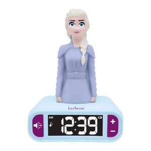 LEXIBOOK RL800FZ Nightlight Alarm Clock - Disney Frozen II, Purple,Blue