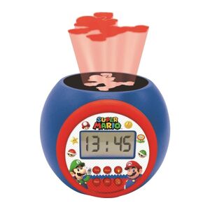 LEXIBOOK RL977NI Projector Alarm Clock - Super Mario & Luigi, Red,Blue