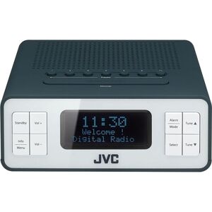 JVC RA-D32H DABﱓ Clock Radio - Grey, Silver/Grey