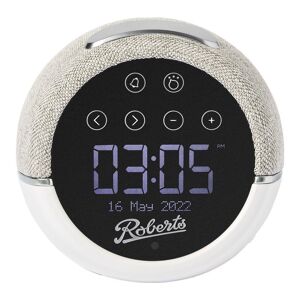 ROBERTS Zen Plus DABﱓ Bluetooth Clock Radio - White, White