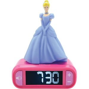 LEXIBOOK RL800DP Nightlight Alarm Clock - Disney Princess, Pink,Blue