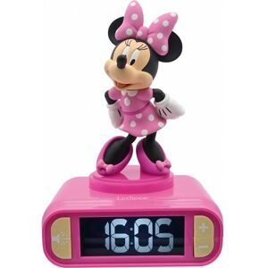 LEXIBOOK RL800MN Nightlight Alarm Clock - Minnie Mouse, Pink