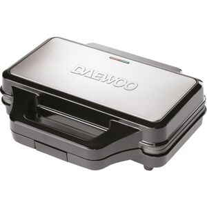 DAEWOO SDA1389 4-Slice Sandwich Maker - Black & Silver