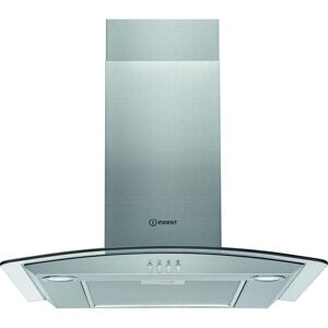 INDESIT IHGC 6.5 LM X Chimney Cooker Hood - Silver, Silver/Grey