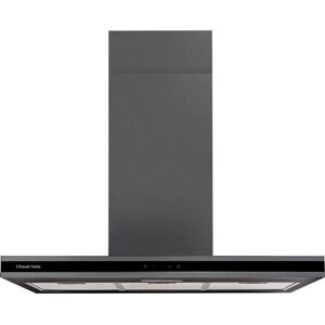 RUSSELL HOBBS Midnight Collection RHGCH904DS Island Cooker Hood - Dark Steel, Silver/Grey