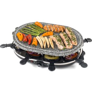 GILES & POSNER EK1872G Stone Raclette Grill - Black & Grey