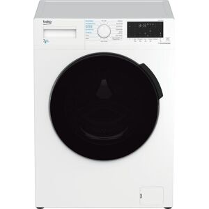 BEKO WDK742421W Bluetooth 7 kg Washer Dryer - White, White