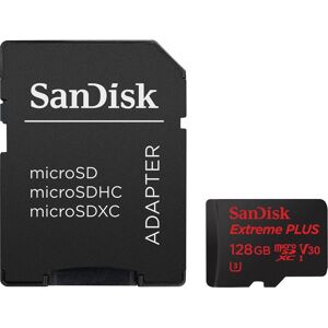 SANDISK Extreme Plus Class 10 microSDXC Memory Card - 128 GB