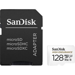 SANDISK High Endurance Class 10 microSDXC Memory Card - 128 GB