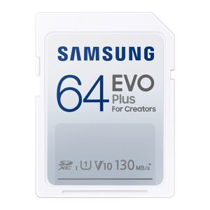 SAMSUNG EVO Plus Class 10 SDXC Memory Card - 64 GB