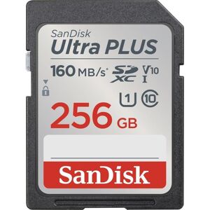 SANDISK Ultra Plus Class 10 SDXC Memory Card - 256 GB