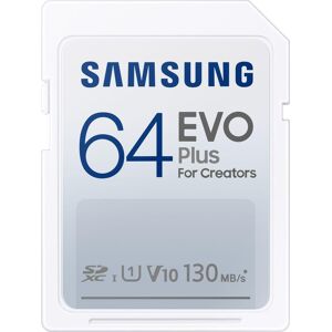 SAMSUNG EVO Plus Class 10 SDXC Memory Card - 64 GB