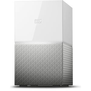 WD My Cloud Home Duo NAS Drive - 4 TB, White, White