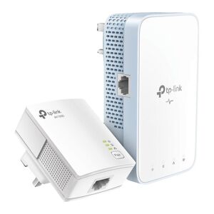 TP-LINK TL-WPA7517 AV1000 WiFi Powerline Adapter Kit - Twin Pack, White