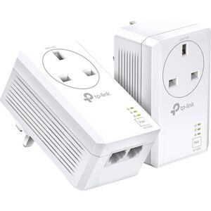 TP-Link TPLINK TL-PA7027P AV1000 Powerline Adapter Kit - Twin Pack, White