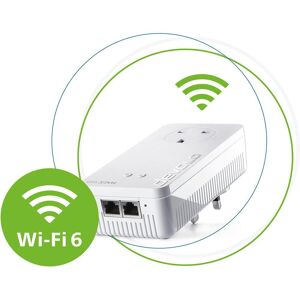 DEVOLO Magic 2 8813 WiFi 6 Powerline Add-on Adapter - Single Unit, White