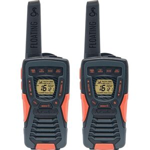 COBRA AM1055 FLT Walkie Talkie - Twin Pack, Black,Orange