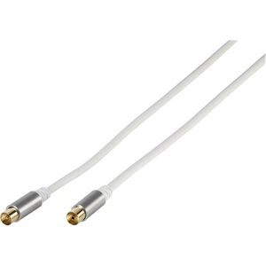 VIVANCO 43151 Premium Series Male to Female Aerial Cable - 2 m, White